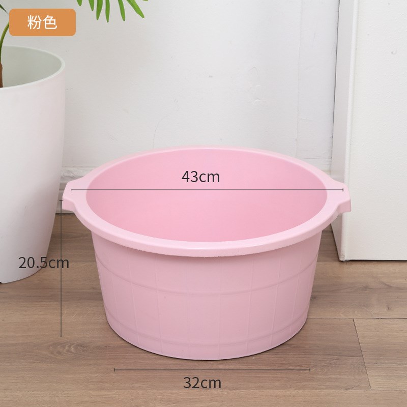 塑料泡脚桶加厚足浴桶绑v赠礼品家用脚底按摩洗脚桶加深洗脚盆