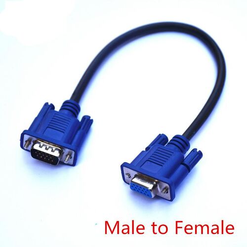 新品30cm 50cm  HD15Pin VGA D Sub Short Video Cable CXord Mal