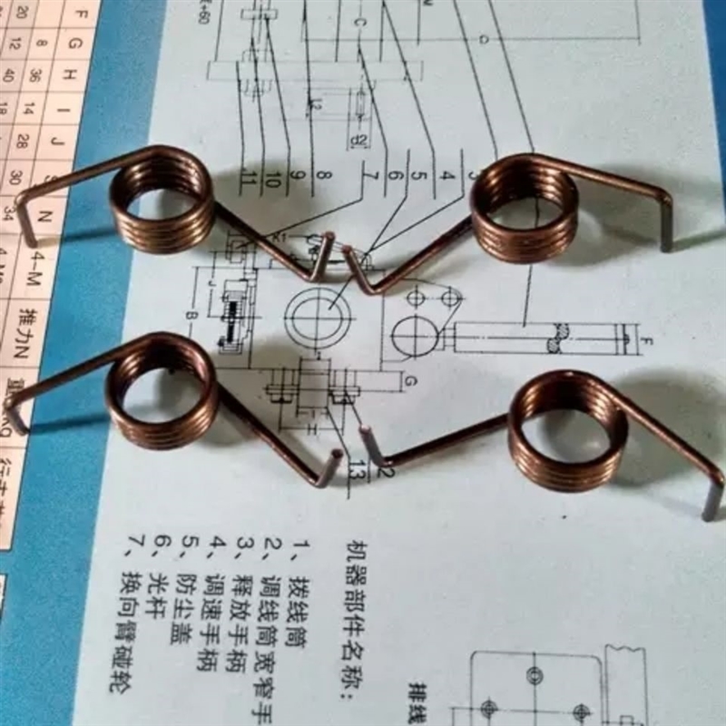 极速光杆排线器弹簧 GP15到50光R杆排线器弹簧直簧