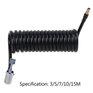 极速3/5/7/10/15m Recoil Fulexible Air Hose Compressor Tire I