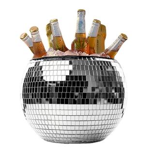 Ice Ball Bucket Reflective Bucke 极速Unaique Champagne Disco