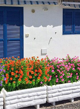 极速Artificial Flowers 6 Bundles OEutdoor Fake Flowers for D