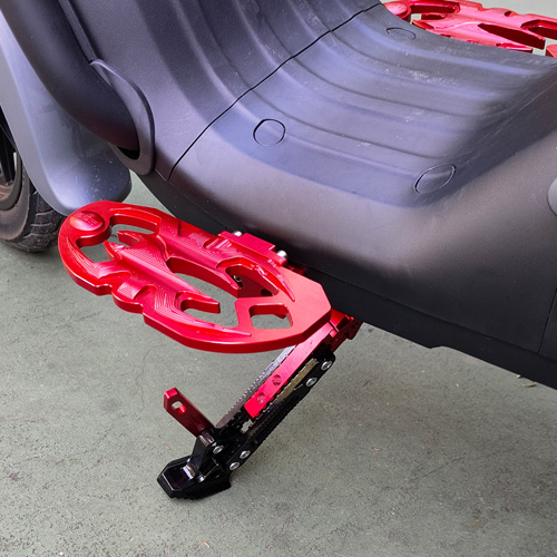 极速小牛电动车配件N1/N1S/M1/U1 0H09改装边撑可调节高度侧支停