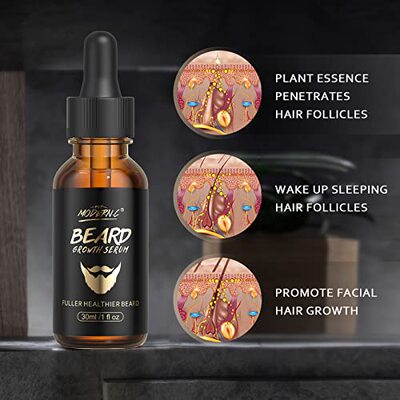 极速Beardd Growth Oil With Biotin Caffeine For Men Beard Gro
