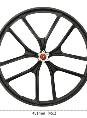 极速山地自行车碟刹m轮组20寸451自行车轮镁合金轮毂一体轮卡式轮