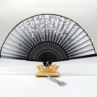 极速Chinese souvenir China traditional fans young laXdy gift