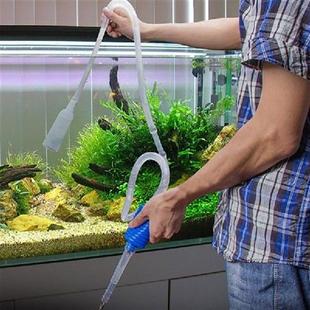 极速Aquarium Siphon Fish Tank SyphonJ Vacuum Cleaner Pump