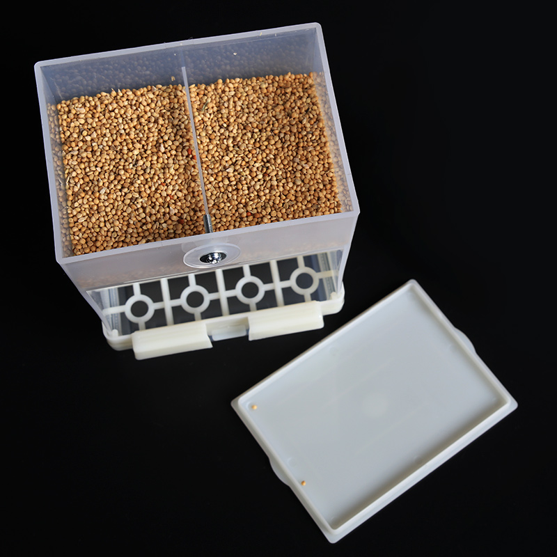 极速鸟用食盒防撒防溅小鸟类八哥玄E凤牡丹鹦鹉自动喂食器下料器