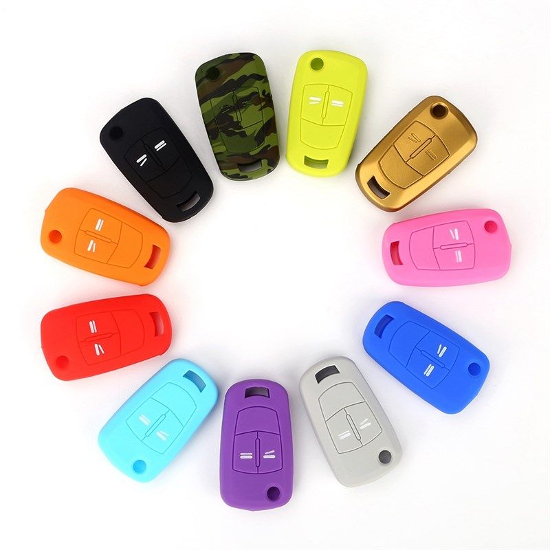 极速Hot silicone car key ver case shell fob Ofor Vauxhall Op