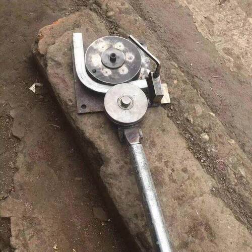 新品手动扁铁折弯器水平打弯神器40*4镀锌扁条扳弯V机扁钢铜铝排