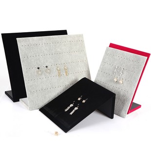极速Jewelry Display Stand Earrzing Easel Showcase Holder Tra