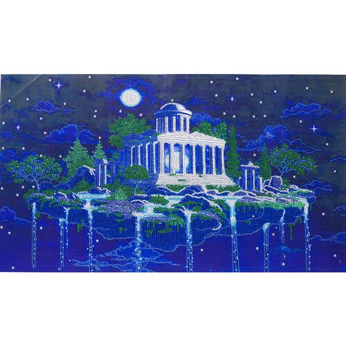 新品DIY Diamond Painting 5D Mosaic EMoon Shrine Partial Spec