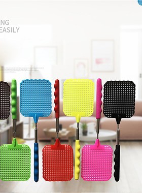 极速Plastic Flyswatter sDurable Long Handle Fly Trap Telesco