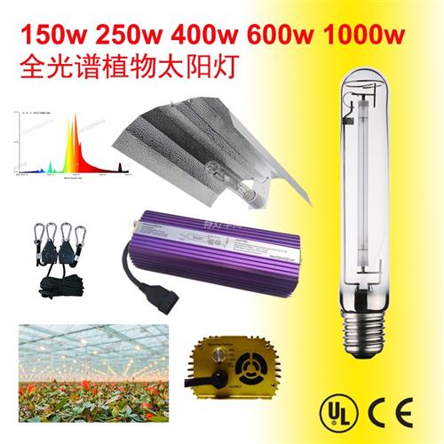 极速植物生c长补光灯农用钠灯月季灯阳台太阳灯全套装400w600w100