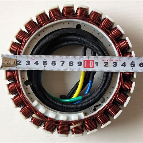 极速线圈线圈转子增j程器发电机48v60v72v3kw4kw5kw增程器纯铜