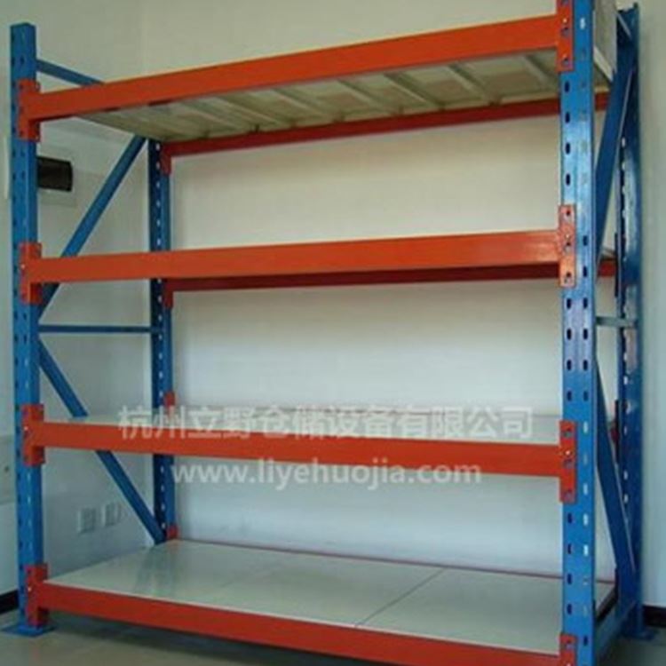 极速工厂供应库房仓储o中量型压入式组装货架流利式货架 面料货架