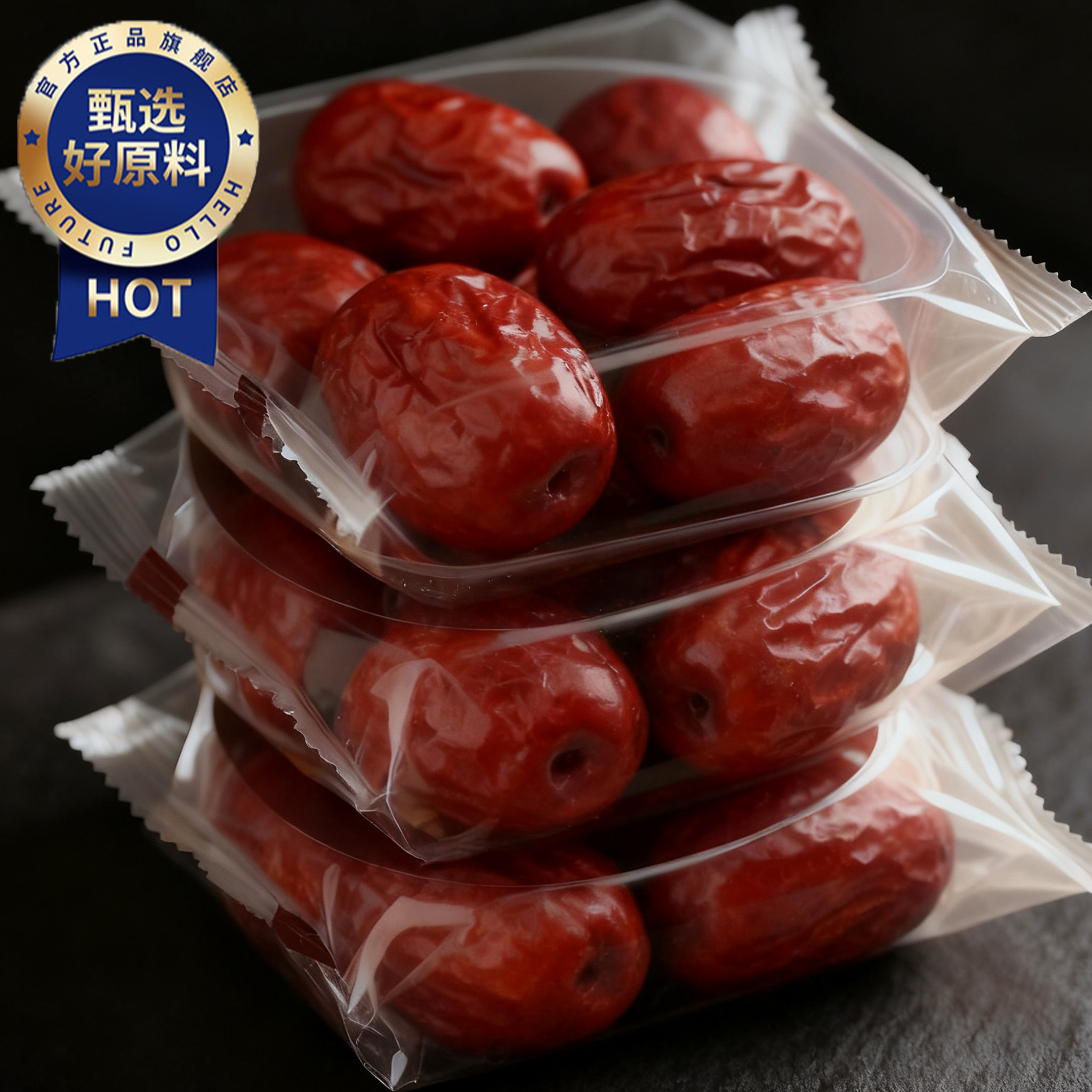 央妈推荐！红枣特级新疆特产官方旗舰店去皮去核若羌灰枣独立包装