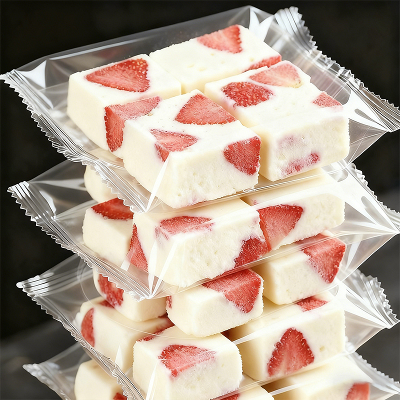 【央妈推荐】草莓羊奶芙拉丝长条