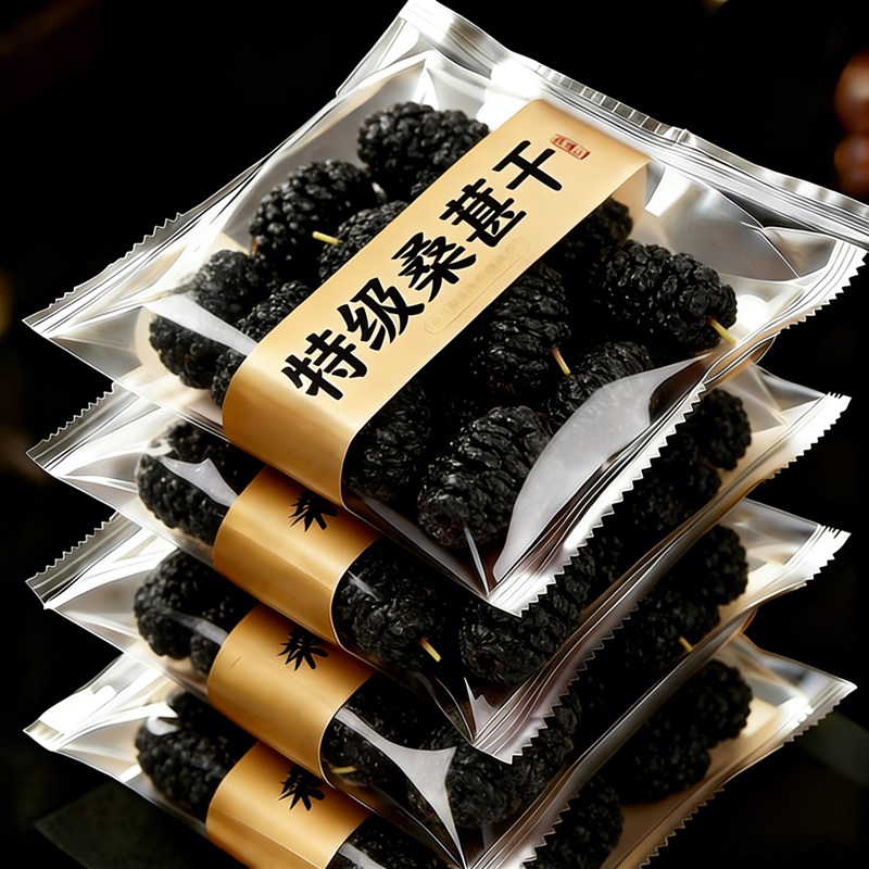农科院正宗新疆特级桑葚干官方旗舰黑桑椹无添加泡水泡茶免洗无沙