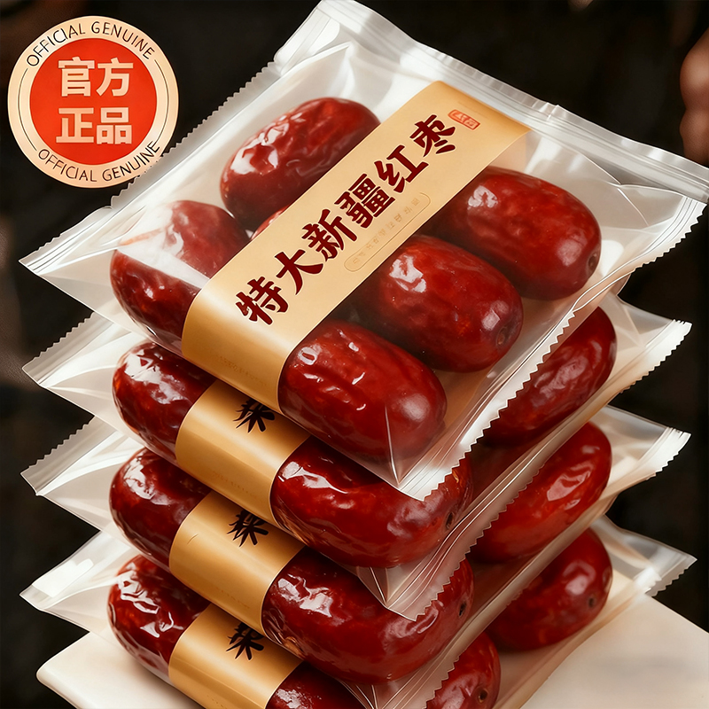 天猫甄选2025新货红枣特级新疆特产官方旗舰店去核无核补气养血女