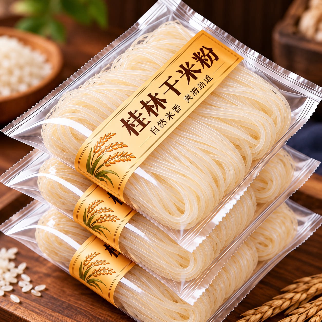 桂林米粉干米粉广西正宗粉丝米线官方旗舰店粗粉丝过桥米线细商用