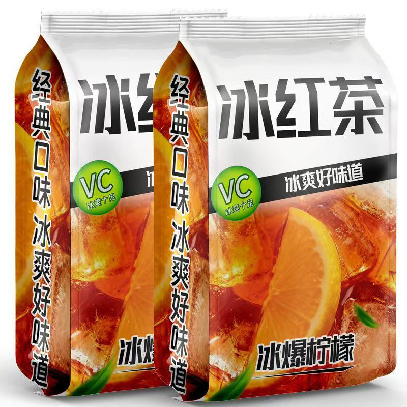 冰红茶粉夏季解暑冷水速溶果茶水果茶冲饮柠檬冰红茶冷泡茶冲饮