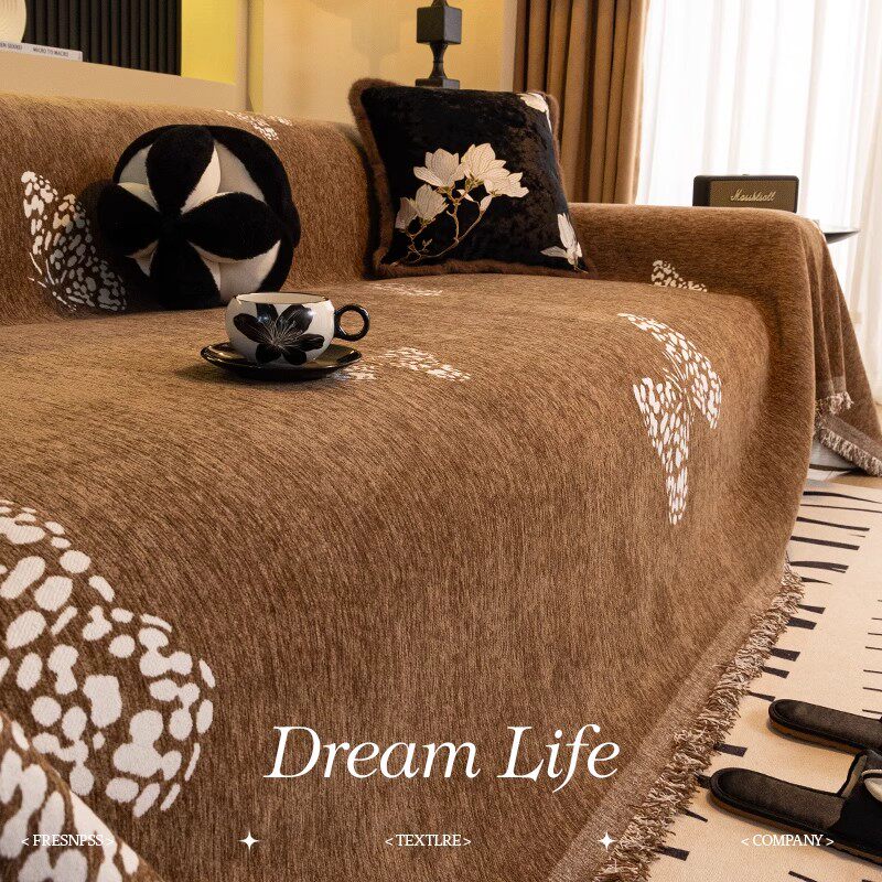 复古高级感沙发盖布巾全包万能沙发垫套罩2026新款四季通用盖毯子