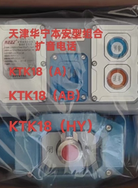 天津华宁本安型组合扩音电话KTK18(A).KTK18(AB).KTK18(HY)