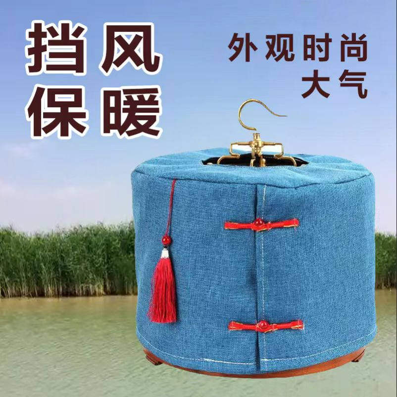 新款圆形笼衣夏季纱网透气靛颏虎皮鹦鹉鸟笼布遮光罩鸟用圆笼罩衣