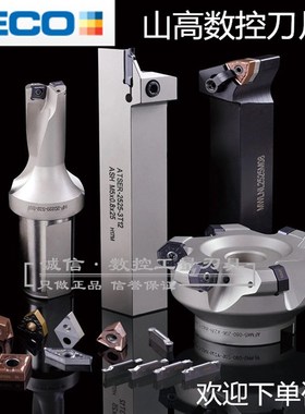 SECO山高外圆车削刀片WNMG080408-MF2 TP1501桃型数控切削刀具