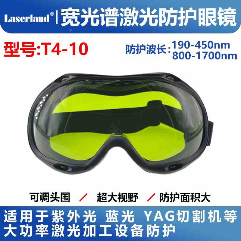 宽光谱吸收式激光防护镜 护目眼镜 风镜 打标焊接切割光纤护目镜