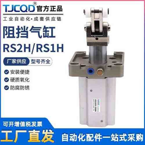 SMC型阻挡器气缸RS2H50-30TM-DM-BL-BM-RS1H63RS2H80-40RSA80-40D