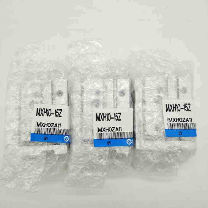 全新SMC导轨滑台气缸MXH10/10/15/20/25/30/50/60Z现货供应实物图