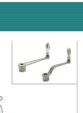 c-NoCH把手NSCH22摇手柄HAE37-47-W10/W12/W14/W17/W19铸铁W8方孔