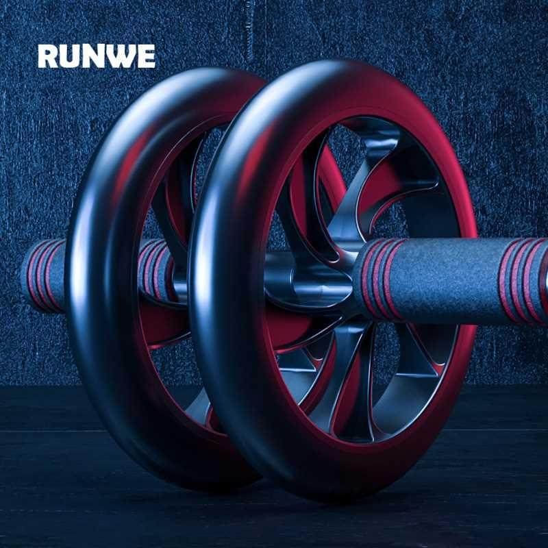 朗威健腹轮男士 巨轮健腹轮 腹肌轮收瘦腰腹轮滚轮巨轮静音大轮