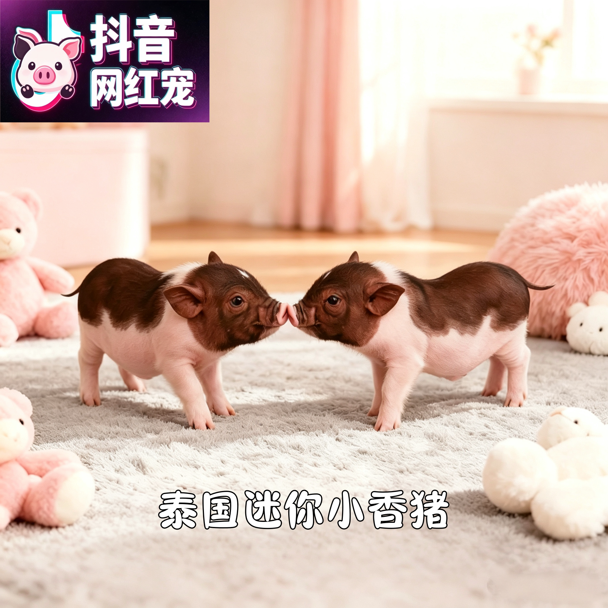 迷你泰国小香猪长不大宠物猪