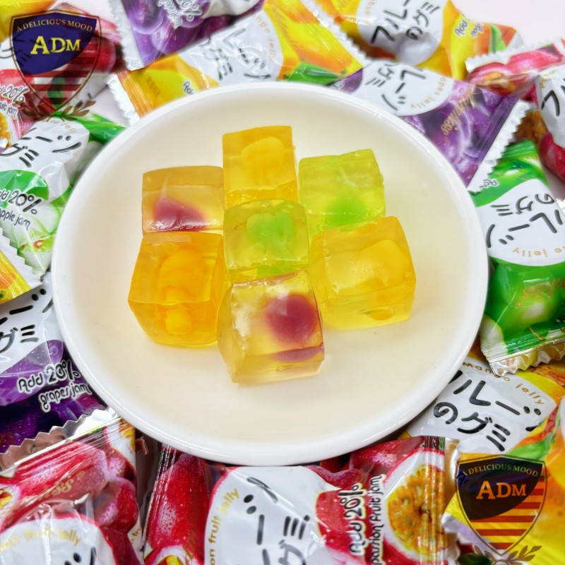 ADM多种水果味夹心软糖结婚喜糖婚糖散装招待前台糖果休闲小零食