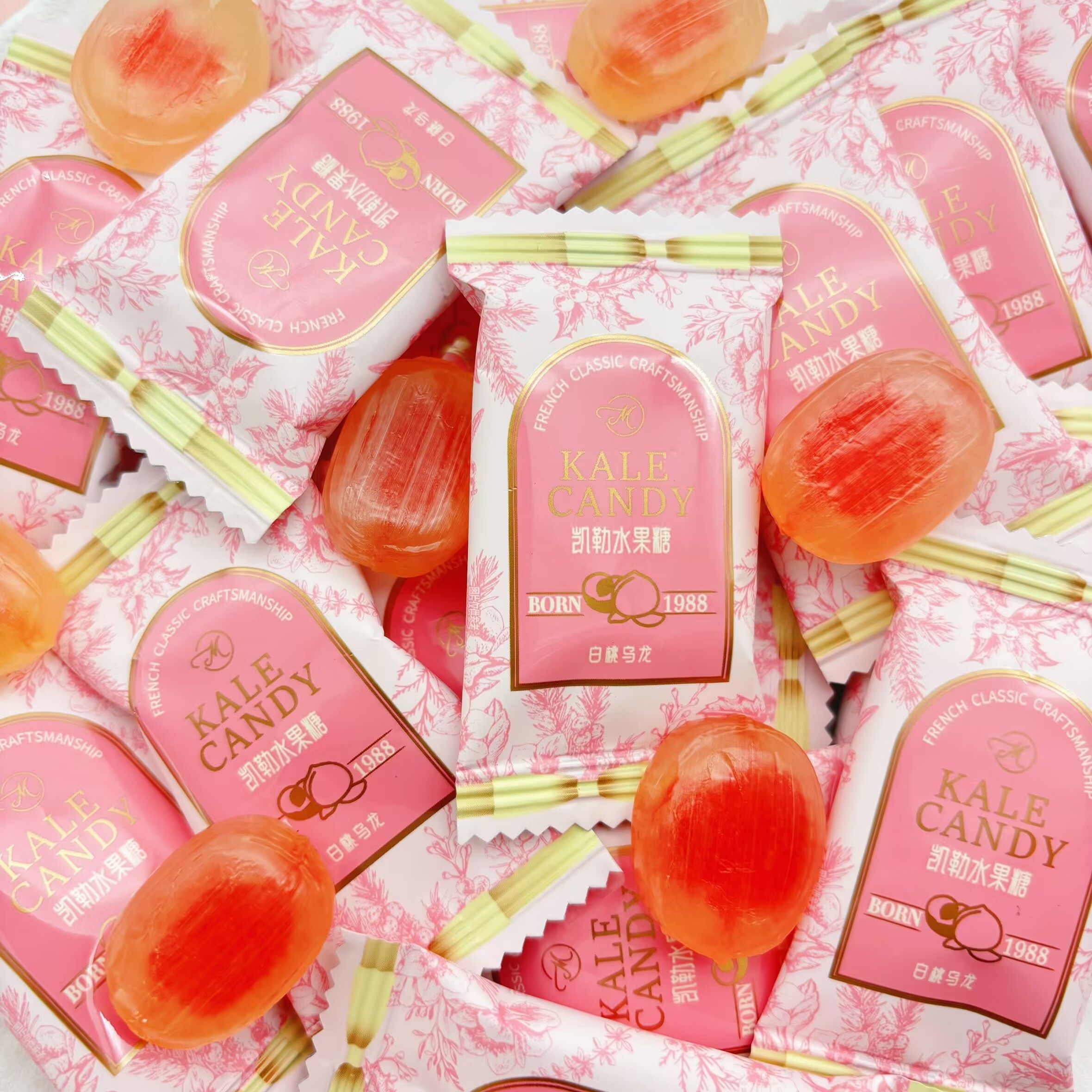 MOKCOKE白桃乌龙味夹心水果糖硬糖高颜值喜糖网红糖果休闲零食,零食/坚果/特产,喜糖,淘宝优惠券,粉丝福利购,淘宝优惠卷