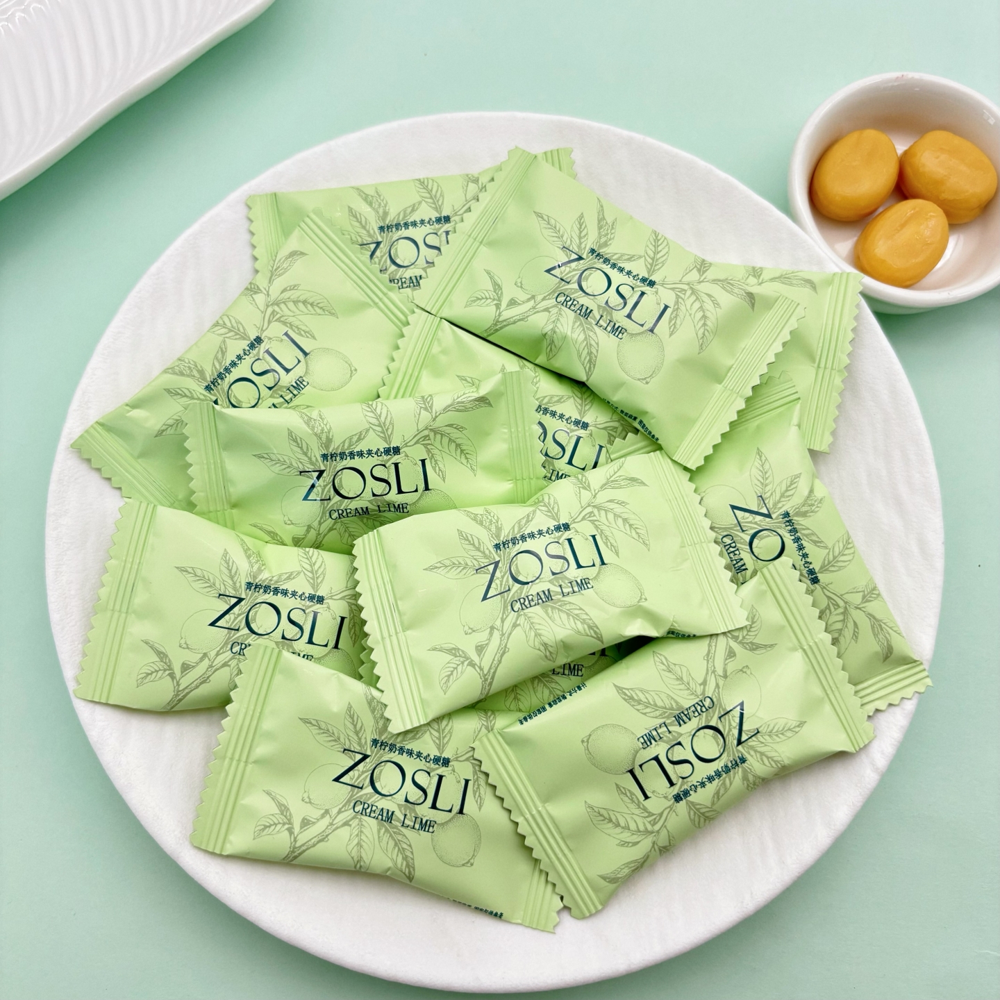 ZOSLI青柠奶香味夹心硬糖
