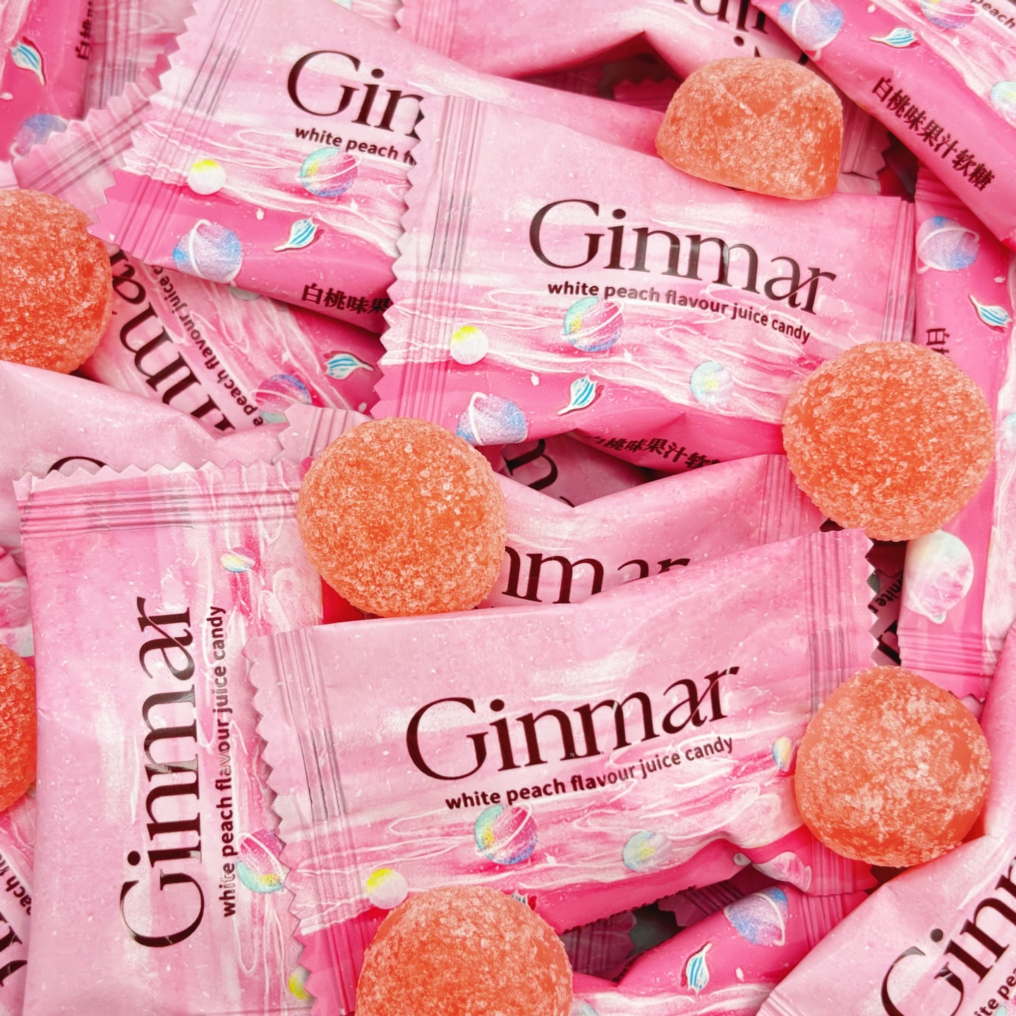 GINMAR金玛白桃味果汁软糖