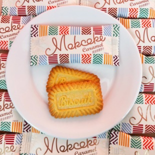 MOKCOKE莫可卡黄油味焦糖饼干独立包装酥性饼干爆款喜饼喜糖零食