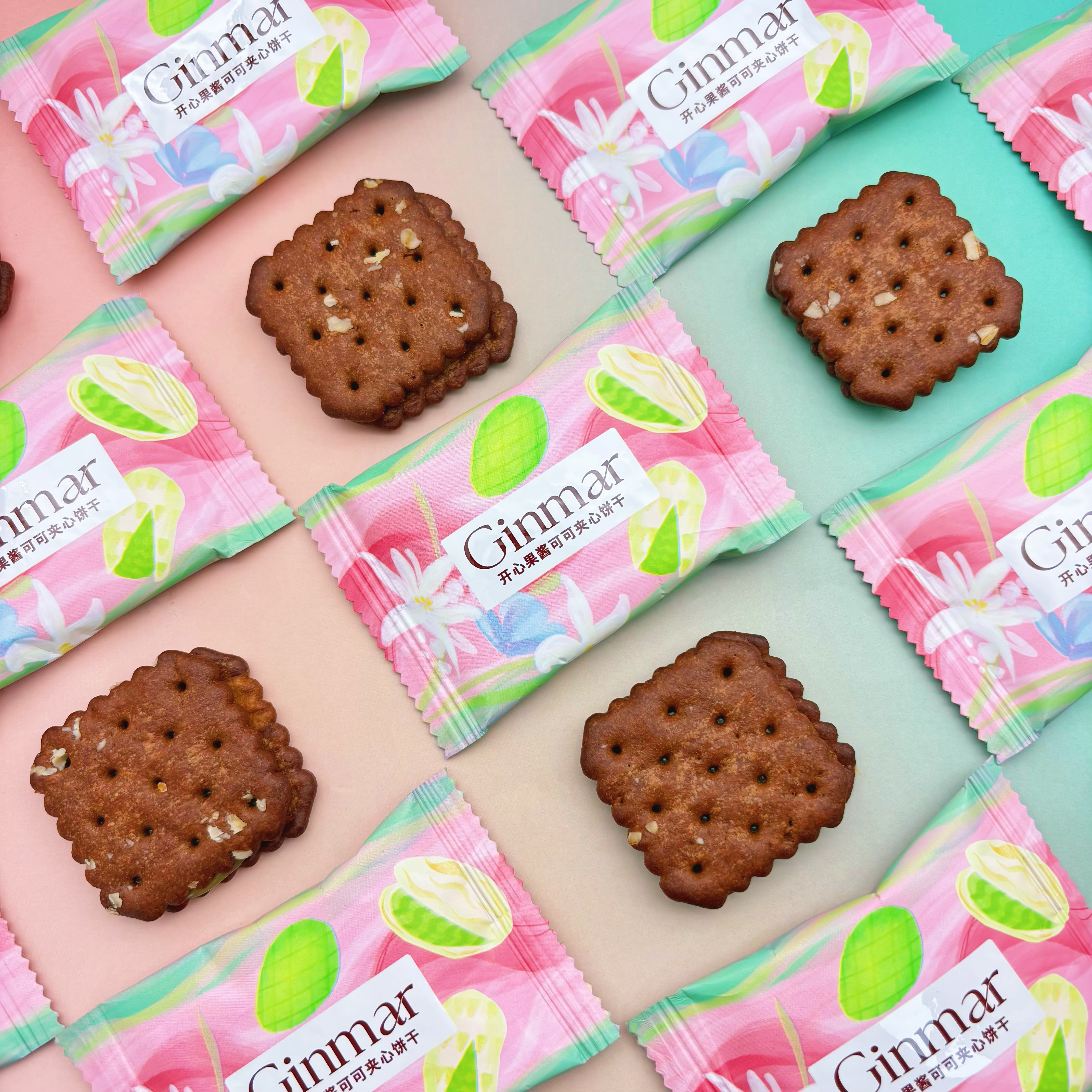 GINMAR开心果酱可可夹心饼干