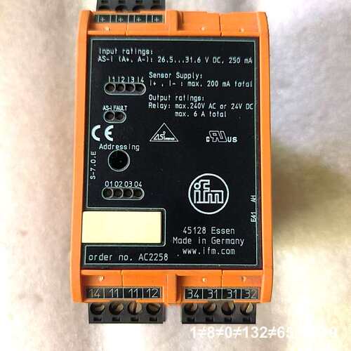 AC2258 IFM控制器模块，，功能，库议价
