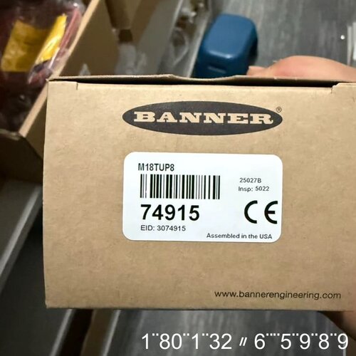 正品邦纳 M18TUP8激光传感器