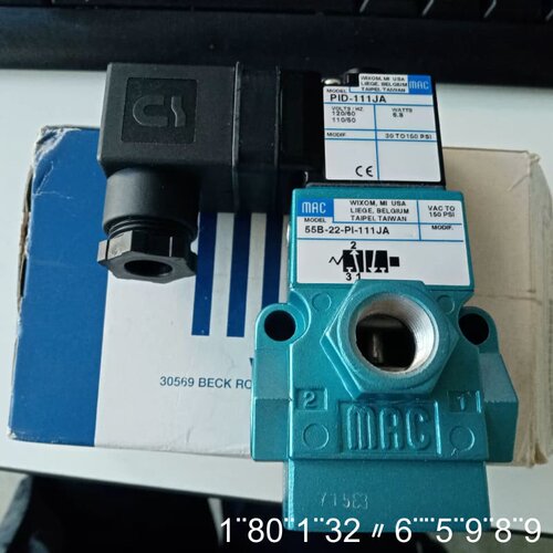 MAC电磁阀55B-22-PI-111JA，