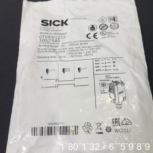 光电传感器 GTB6-N1212，马来西亚制造，