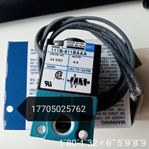 MAC电磁阀111B-611BAAA，正品
