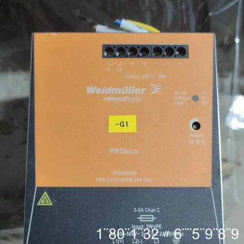 魏德米勒开关电源 PRO ECO3 480W 24V 20A