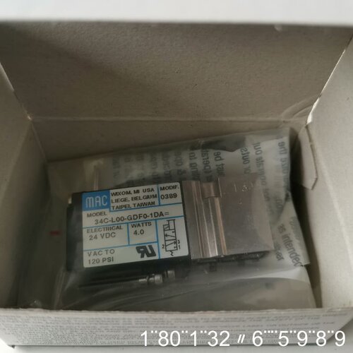 MAC电磁阀 34C-L00-GDF0-1DA=03