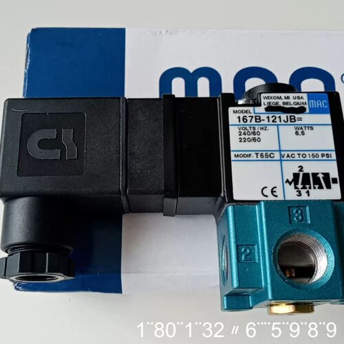 MAC电磁阀167B-121JB=T65C，